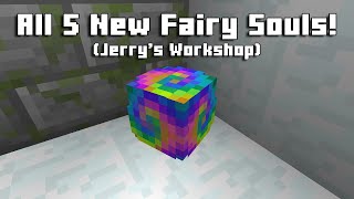 Skyblock ALL 5 Jerrys Workshop Fairy Soul Locations  Hypixel [upl. by Lovash]