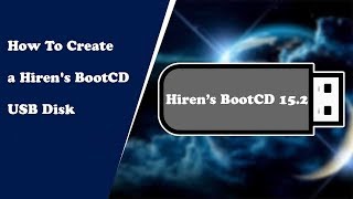 How to run the Hirens BootCD 152 from a USB Flash Drive [upl. by Nerrat]