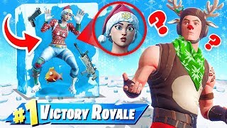 STUCK in ICE CHALLENGE in Fortnite [upl. by Issak]