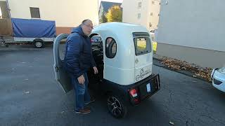 Elektroauto ElektroBest 45 Kmh für 5K Rundumvideo und Probefahrt [upl. by Edlin]