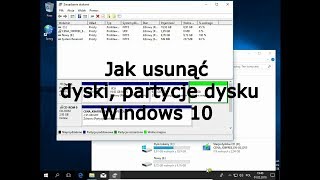 Jak usunąć dyski partycje dysku Windows 10 [upl. by Darom244]