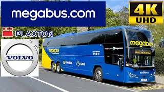 Megabus M7 London to Heathrow Airport amp Cardiff Plaxton Elite I Volvo B11RT Coach 54279YX66WNL [upl. by Nillek]