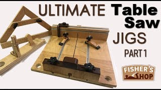 Shop Work Ultimate Table Saw Jigs Part 1 [upl. by Ecirrehs705]