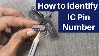 How to read  identify  check Ic pin number  CC [upl. by Reddy]