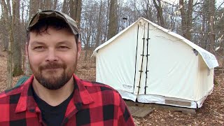 Living in a Wall Tent  Off Grid Homesteading in 2020 [upl. by Elleraj]