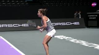 Simona Halep Practice  2019 WTA Finals [upl. by Cassandre]