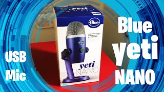 Blue Yeti Nano Setup amp Test  Easy USB Mic Solution [upl. by Topping]