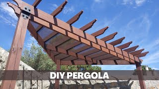 Building a DIY Pergola [upl. by Yasdnil]