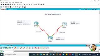 BGP  Border Gateway Protocol in Cisco Packet Tracer [upl. by Yarazed]