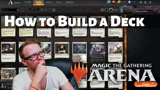 Mtg Arena Deck Builder Guide  Deck Building Basics [upl. by Eyde]