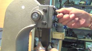 Metal Stamping Tool for the arbor press [upl. by Ihp]