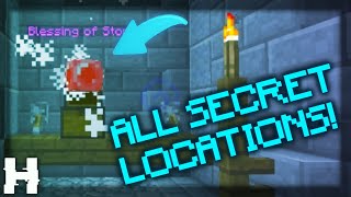 All the secret locations inside Hypixel Skyblock DUNGEONS the best and fastest guide [upl. by Monjan34]