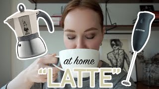 HOW TO MAKE A quotLATTEquot AT HOME moka pot  frother [upl. by Zipnick]