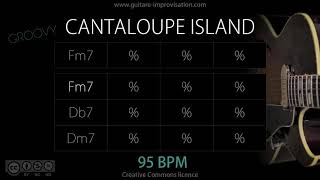 Cantaloupe Island groovy 95 bpm  Backing track [upl. by Ennaitsirk]