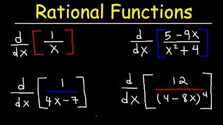 Derivatives of Rational Functions [upl. by Teddy]