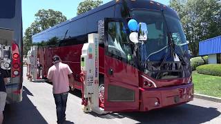 Brand New 2019 MCI J4500 in RED Coach Bus [upl. by Ottavia]