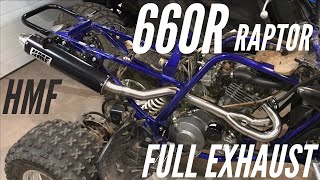 HMF Performance Full Exhaust  Raptor 660R  Part One Vid 3 [upl. by Asenej372]