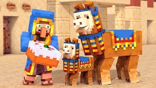 Llama amp Wandering Trader Life  Minecraft Animation [upl. by Adnalu]