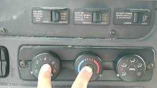 How to reset your AC in your freightliner [upl. by Nalhsa331]