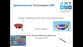 COMSOL simulation tutorial Laser Heating and Thermal Expansion  By Amir H Ghadimi [upl. by Arie863]