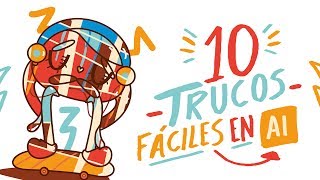 10 TRUCOS PARA DIBUJAR FÁCIL EN ILLUSTRATORAndreaga [upl. by Ahsaret]