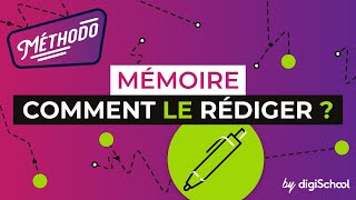 Rédiger son mémoire  Méthodologie [upl. by Sillyhp425]