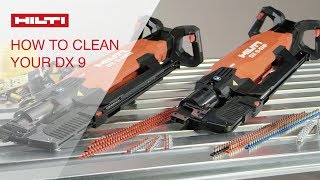 HOW TO clean and mantain your Hilti DX 9 standup decking tools [upl. by Rosecan]