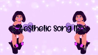 5 AESTHETIC ROBLOX SONG IDS FOR YOUR ROYALE HIGH APARTMENTS Sunday Vibes [upl. by Ephram]