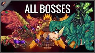 Calamity Waifu Mod  All Bosses [upl. by Innor165]