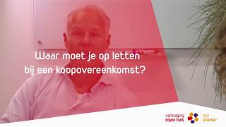 Huis kopen waar moet je op letten bij een koopcontract [upl. by Zeitler]