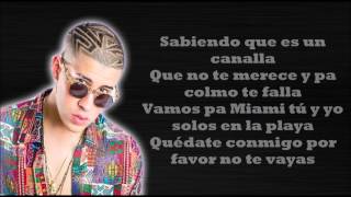 EL AMANTE Remix Nicky Jam ft Ozuna y Bad Bunny LETRA [upl. by Eentirb]