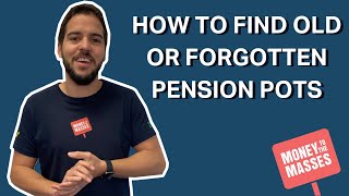 How to find old or forgotten pension pots [upl. by Peterus813]