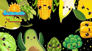 Dancing Veggie Mix  Fun Foodie Mix Collection  Summer Tales [upl. by Nosmoht959]