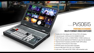 AVMatrix PVS0615 All in one Portable Video Switcher  Recorder Tutorial [upl. by Rustie]