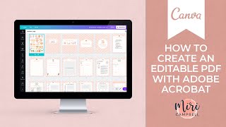 Use Adobe Acrobat Pro to create an editable PDF [upl. by Rolan]
