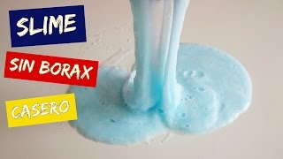 Como hacer SLIME casero SIN BORAX con detergente [upl. by Gemma]