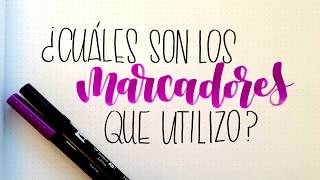 Mis marcadores  Hand Lettering en Español [upl. by Conlan]