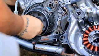 Raptor 660 Start Clutch RemovalInstall Pt 1 [upl. by Peddada378]