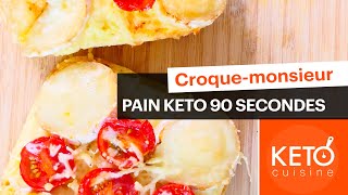 Pain keto 90 secondes  Régime cétogène ou lowcarb  Air Fryer [upl. by Shaun]