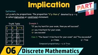 Logical Operators − Implication Part 1 [upl. by Sheline]