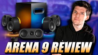 The ULTIMATE PC Gaming Speakers  SteelSeries Arena 9 Review [upl. by Janna]