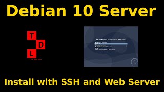 Debian Server Install  SSH  Web Server [upl. by Monica17]