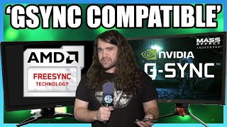 What quotGSync Compatiblequot Actually Means  NVIDIA at CES 2019 [upl. by Wohlen]