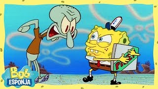 Pizza Crustáceo Cascarudo  Bob Esponja en Español [upl. by Aynor]