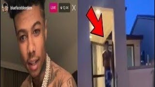 Rapper Blueface Kicks His Mom And Sister Out His House Full Video [upl. by Shulem916]