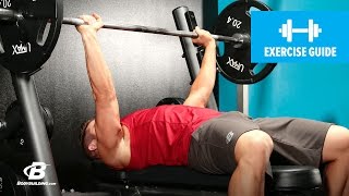 Barbell Bench Press MediumGrip  Exercise Guide [upl. by Ecineg24]