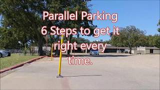 How to Parallel Park  6 Easy Steps [upl. by Llerut]