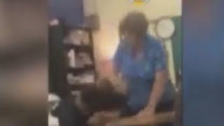 Teacher Caught Repeatedly Hitting Student [upl. by Eejan]