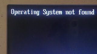 Operating system not found Como Resolver [upl. by Aisad]