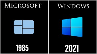 Evolution Of Windows Operating System 1985  2021 [upl. by Dlabihcra]